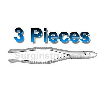 3 Pieces of Extracting Forceps Dental Surgical Instruments 99C