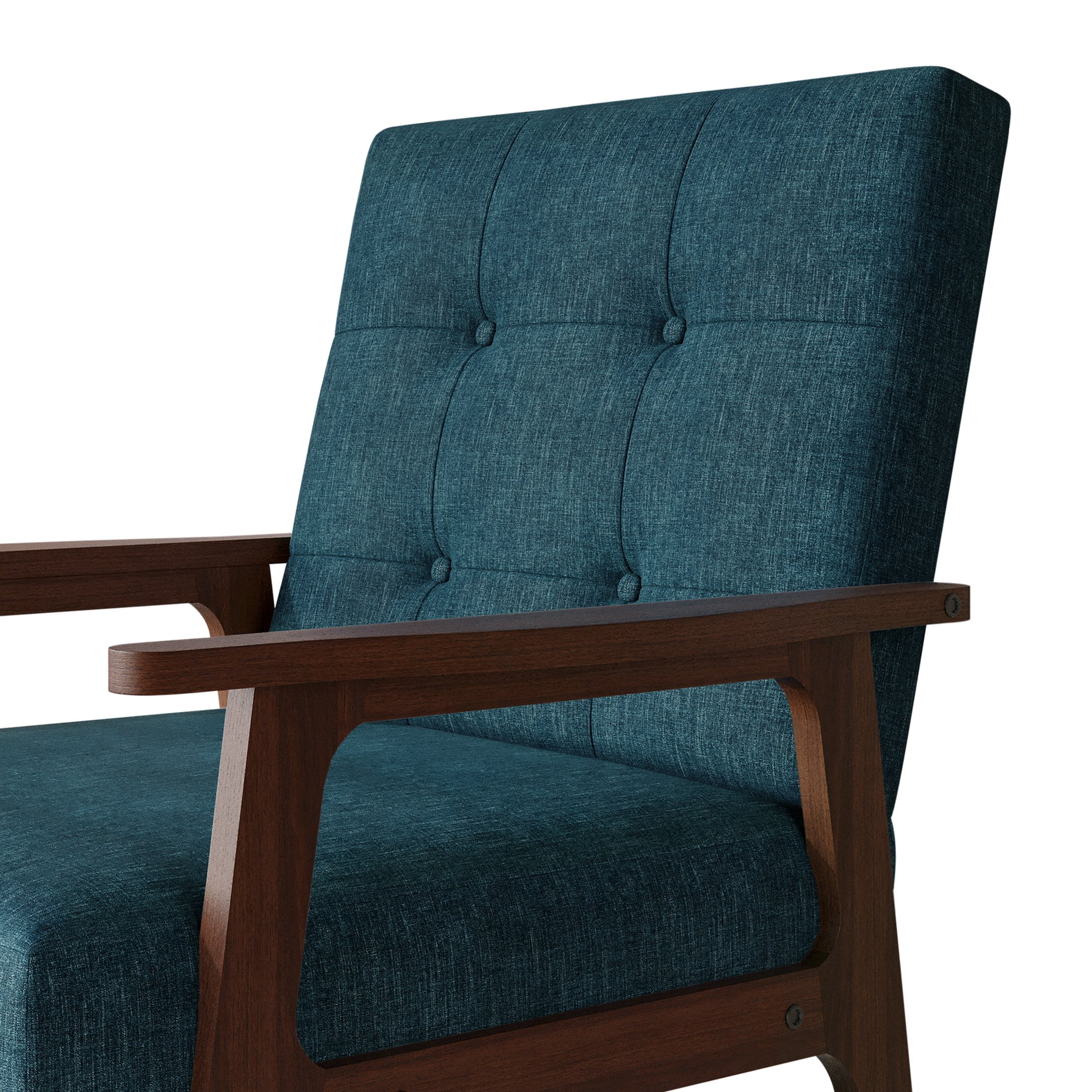Castle Place Shabby Chic Accent Chair, Blue