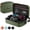 Dark Green, variant on COOWPS Carrying Case for Nintendo Switch 2 (2025), All-in-One Travel Bag with Shoulder Strap, 20 Game Card Slots, 4 Thumb Grip Caps, Travel Case for Switch 2 Accessories
