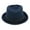 Navy, variant on Epoch Hats Company  Diamond Shape Wool Fedora with Grosgrain Hatband (Men)