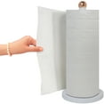 thumbnail image 4 of Blue Donuts Grove Free Standing Paper Towel Holder with Weighted Padded Base, White, 13.5", 4 of 7