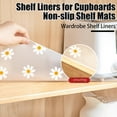 thumbnail image 3 of Walbest Cabinet Shelf Liner Drawer Mat Non Adhesive Waterproof Flower Print Kitchen Cabinet Liners Reusable Shelf Liners for Pantry Cupboard Dresser Bathroom, 3 of 8