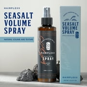 Hairplexx Sea Salt Volume Hair Spray for both Men and Women, Natural Thick and Volumizing Hair Look with Matte Finish and Natural Hold, Paraben Free - 6.76 Fl Oz