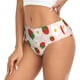 thumbnail image 2 of Balery Strawberry Floral Ropa Interior de Algodón para Mujer con Dibujo – Braguitas Cómodas y Elásticas, Estilo Clásico-Large, 2 of 6