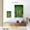 thumbnail image 4 of Elephant Stock Ornate Indian Door Wall Art - Vertical Canvas Wall Art - Living Room Wall Decor - Architecture Canvas - Green And Gold Decor - 8" x 12", 4 of 8