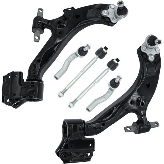 Frenzybro Front Lower Control Arm Tie Rod Ends Suspension Kit Replacement For 2015-2016 Honda CR-V