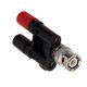 thumbnail image 2 of Conector BNC a Doble Banana perfecl Enchufes adaptador coaxial, 2 of 6