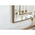 thumbnail image 5 of Iris beaded mirror 42 x 28 inch in antique gold, 5 of 9