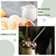 thumbnail image 5 of 4 cucharas de postre de vidrio, cucharas de café de vidrio, cucharas para mezclar jugo y leche, 5 of 6