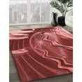thumbnail image 2 of Ahgly Company Indoor Rectangle Patterned Bean Red Area Rugs, 2' x 3', 2 of 6