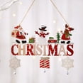 thumbnail image 5 of Adorno colgante de madera de Papá Noel con forma de gnomo 2024, decoración navideña para puerta de casa, colgantes para árbol de Navidad, Navidad, Año Nuevo 2025, 5 of 5