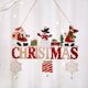 thumbnail image 5 of Adornos navideños de madera para pared, porche, letras colgantes, muñeco de nieve, manualidades decorativas creativas, 5 of 5