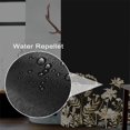 thumbnail image 3 of White Shower Curtain for Stall Bathroom Gold Black Eucalyptus Leaves Neutral Farmhouse Room Partition Home Decor Botanical Plants Waterproof Fabric RV Shower Curtains 36x72inches with Hooks, 3 of 6