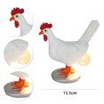 thumbnail image 4 of Lámpara USB Chick Night Light Resina divertida Simulación Gallinas Poner huevos Lámparas de escritorio Adornos, 4 of 9