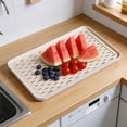 thumbnail image 6 of Double Layer Drainage Tray - Food Grade Plastic Multipurpose Drying Mat for Kitchen Countertop, Tea Cup, Utensils, 15.16x8.86in Drainage Drying Rack, 6 of 6