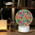 thumbnail image 6 of Naloa Peacock Feathers And Flowers Acrylic LED Night Light Custom LED Lights Personalized Nightlight Customized Gifts for Family Couples Friends, 6 of 9