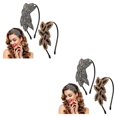 thumbnail image 4 of Guardoinrt 2pcs Hairband Flower Headdress Accessory Hair Hoop Fittings Decor Pretty 2Set, 4 of 6