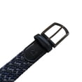 thumbnail image 4 of Ferrioni Cinturón Textil Trenzado Elástico Hombre Multicolor Hebilla Metal 34mm, 4 of 4