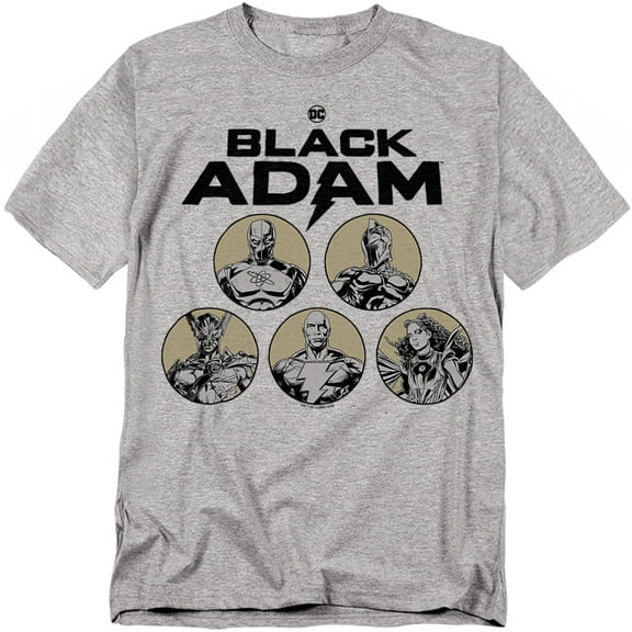 Black Adam T-Shirt Black Adam Contrast Group Unisex Graphic Tee For Men & Women