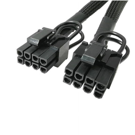 22cm 6-Pin PCI-E Male to Dual 8-Pin Female GPU Graphic Video Card Adapter Cable