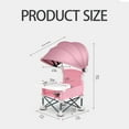 Baby Folding Chair Booster Seat For Outdoor Beach Camping Toddler