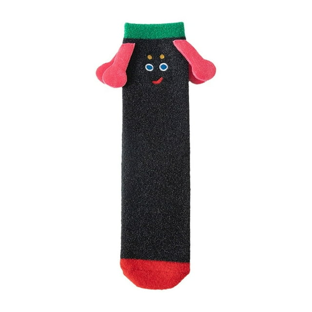 Ladies Attraction Hand Holding Solid Color Funny Trendy Couples All Student Socks
