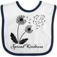 thumbnail image 3 of Inktastic Spread Kindness Dandelion Boys or Girls Baby Bib, 3 of 4