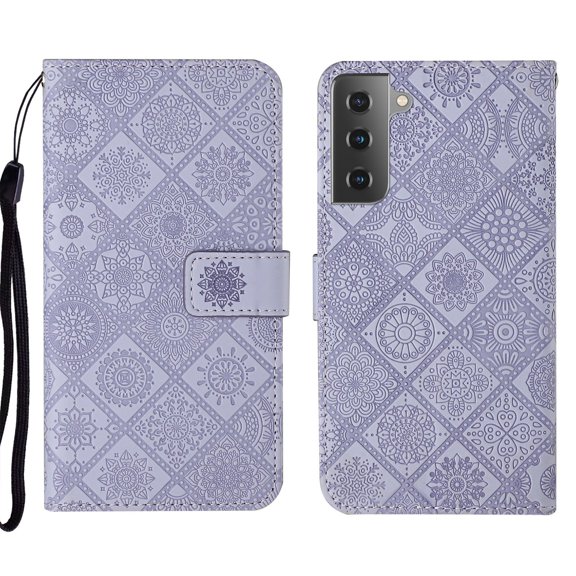 For Samsung Galaxy S22 5G Ethnic Style Embossed Pattern Leather Phone Case