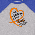 thumbnail image 4 of Inktastic I Wear Orange for My Aunt Multiple Sclerosis Awareness Boys or Girls Baby Bodysuit, 4 of 5