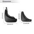 thumbnail image 3 of Guardabarros delanteros y traseros únicos para Volvo S90 2017-2023 con accesorios de montaje 1 juego, 3 of 6