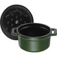 thumbnail image 5 of Staub Cast Iron 0.25-qt Mini Round Cocotte - Basil, 5 of 7