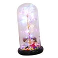 thumbnail image 4 of Flor de LED Zulema Centro de mesa hecho a mano Colorido Blanco, 4 of 8