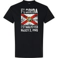 thumbnail image 3 of Inktastic Established March 3, 1845 Florida Flag T-Shirt, 3 of 5