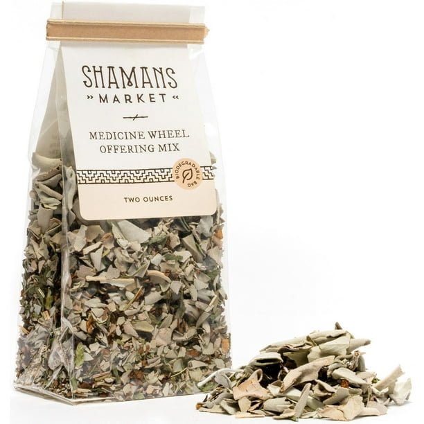 Medicine Wheel Offering Mix Sage, Cedar and Sweetgrass Loose Walmart