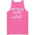 thumbnail image 1 of My Dog Is My Soulmate Neon Tank Top, 1 of 1