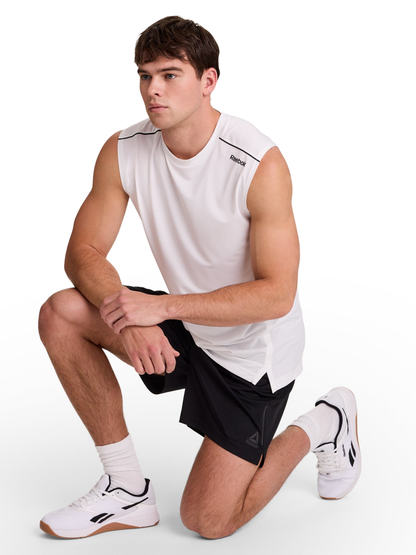 Reebok Men's and Big Men's Turboboost Sleeveless Muscle Tank Top, Sizes XS-5XL