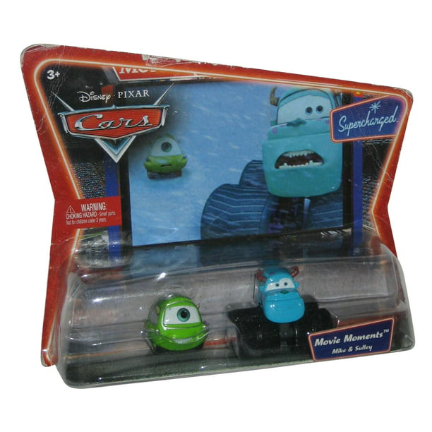 Disney Pixar Cars Movie Moments Mike Sulley Monsters Inc Car Toy Vehicle Set Walmart Com Walmart Com