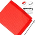 thumbnail image 3 of HAMPPLIES Drapeau de Direction du Vent pour Bateau 1Pcs Rouge en Acier Inoxydable pour Amateurs de Yachts 13.0*4.3 Po, 3 of 8