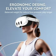 Head Strap for Meta Quest 3 - Comfortable Memory Foam Padding, Elite Strap Replacement for Meta Quest 3, Lightweight Adjustable VR Head Strap for Enhanced Gaming Experience