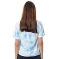 thumbnail image 2 of To All The Boys I've Loved Before Womens' Greetings From New York City Juniors Tie Dye Crop T-Shirt, 2 of 7