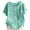 Mint Green, variant on Women Cotton Linen Crew Neck Short Sleeve Tunic, Tee Shirts Tops Loose Fit, Linen Blouse for Women Brown L