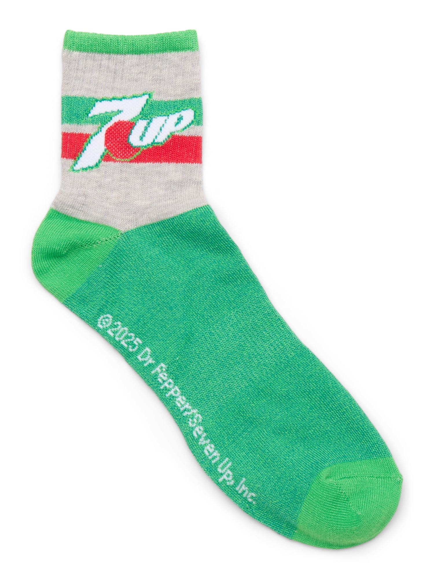 Soda Brands Men's Quarter Crew Ankle Socks, 6-Pack, Shoe Sizes 8-12
