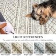 thumbnail image 3 of AIR-Moroccan Washable Long Hallway Runner Rug 2.6x18 Non-Slip Vintage Beige Boho Kitchen Rugs Ultra Soft Distressed Geometric Floor Carpet Runners for Bedroom Laundry Entryway Stairway, 3 of 4