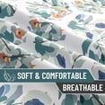 thumbnail image 4 of Cortinas Joydeco Verde Floral 274 cm de Largo para Dormitorio 2 Paneles, 4 of 7