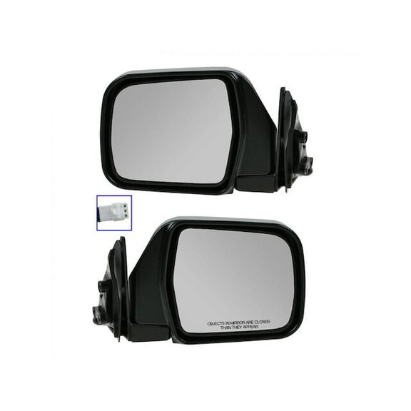 Door Mirror Set 2 Piece - Compatible with 1990 - 1995 Toyota 4Runner 1991 1992 1993 1994