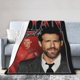 thumbnail image 3 of Ryan Actor Reynolds Throw Blanket Flannel Blanket Warm Soft Microfiber Blanket for Living Room Couch Sofa Bedroom Decor Gifts 80"x60", 3 of 6
