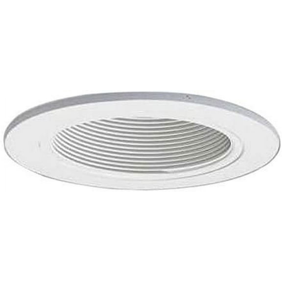 Cooper Lighting 993W Coilex Baffle, White With White Trim Ring, 4-In. - Quantity 6