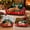 B, variant on EBCUE Christmas Pet Sofa Bed for Cats and Small Dogs, Cozy Fleece-Lined Winter Warm Bed with Raised Edges, Red and Green Holiday Design for Living Room or Bedroom