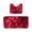 Red, variant on 2-Piece Bathroom Rug Set Extra Long Soft Water Absorption Non-Slip Mat for Toilet Shower Velvet Fleece Bath Mats Modern Home Decor
