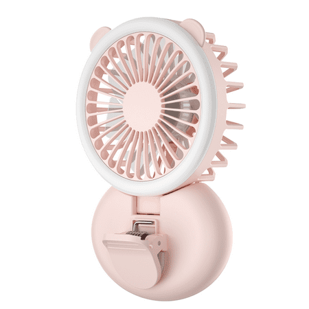 

Wiueurtly Cool Air Fans for Bedroom Phone Fan Portable Rechargeable Fan USB Light Clip Desktop Mobile Fans Small Floor Fan Mini Clip Fan for Desk Mini Fan with Clip Oscillating